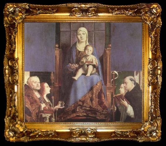 framed  Antonello da Messina Sacra Conversazione (mk08), ta009-2